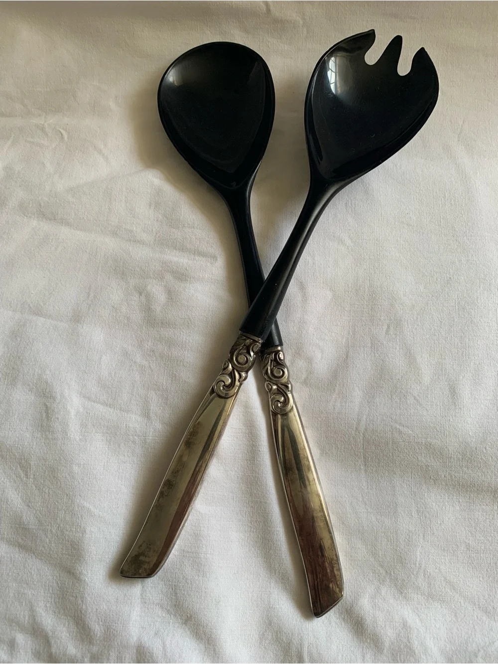 Vintage 2 Piece Salad Serving Set